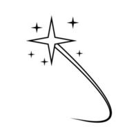 scintillare icona vettore. stella illustrazione cartello. brillare simbolo. purezza logo. vettore