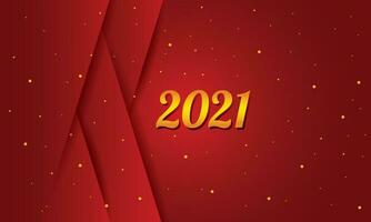 Cover 2021 con sfondo astratto geometrico moderno vettore