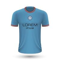 realistico calcio camicia Manchester città vettore