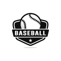 vettore di progettazione del logo di baseball