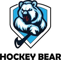 hockey orso logo vettore file