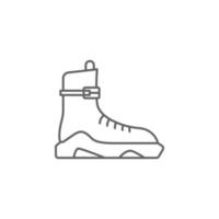 scarpe, tecnologia vettore icona