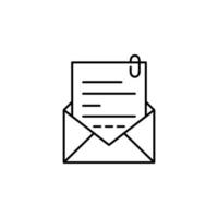 e-mail, comunicazione vettore icona