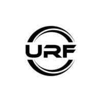 urf lettera logo design nel illustrazione. vettore logo, calligrafia disegni per logo, manifesto, invito, eccetera.