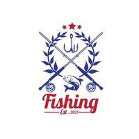 logo pesca vettore modello illustrazione