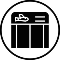 imbarco cancello vettore icona design
