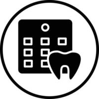 dentista appuntamento vettore icona design