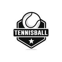 vettore di disegno del logo di tennis