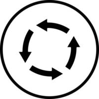 rotazione vettore icona design