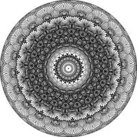 astratto mandala modello. arte su il parete. colorazione libro pizzo modello il tatuaggio. design per un' sfondo dipingere camicia e piastrella etichetta disegno, decorativo cerchio ornamento nel etnico orientale stile vettore