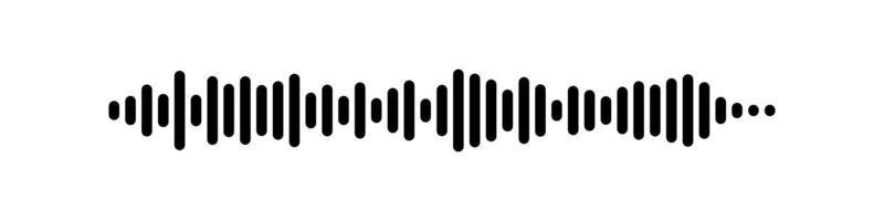 Podcast suono onde collezione. voce Messaggio per sociale media app. equalizzatore modello, suono spettro. vettore isolato illustrazione