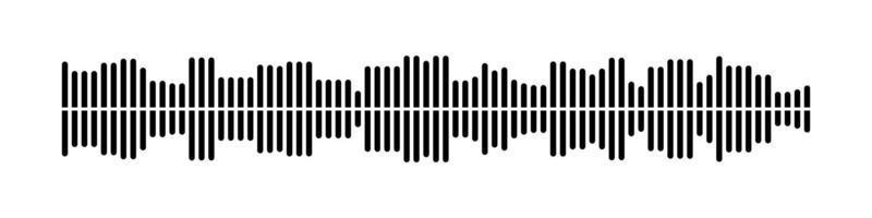 Podcast suono onde collezione. voce Messaggio per sociale media app. equalizzatore modello, suono spettro. vettore isolato illustrazione
