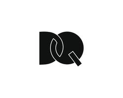 creativo lettera dq logo design vettore modello