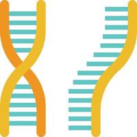 dna genetica genomico rna filo virus illustrazione vettore