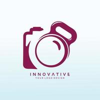 media fotografia vettore logo design idea.