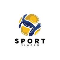 pallavolo logo, sport semplice disegno, mondo gli sport torneo vettore, illustrazione simbolo icona vettore