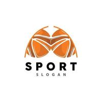 sport logo, pallacanestro logo vettore, semplice minimalista disegno, icona, simbolo, illustrazione vettore