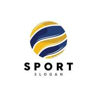 pallavolo logo, sport semplice disegno, mondo gli sport torneo vettore, illustrazione simbolo icona vettore