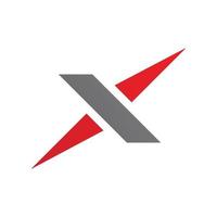 lettera iniziale x logo, moderno logo design vettoriale