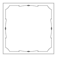 mano disegnato schema sfondo e telaio vettore