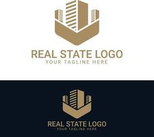 design del logo per immobili vettore