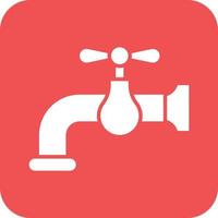 acqua rubinetto icona vetor stile vettore