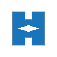 h logo design facile orecchiabile h simbolo vettore