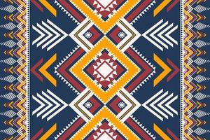 etnico geometrico modello casa pavimentazione decorazione. etnico colorato geometrico forma senza soluzione di continuità modello sfondo. sud-ovest navajo modello uso per tappeto, tappeto, arazzo, stuoia, trapunta, lenzuolo, eccetera. vettore