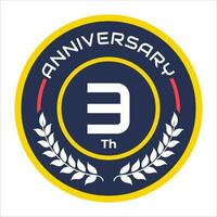 anniversario emblema vettore logo numeri 1 per 100 con freddo riso risaia vettore elementi