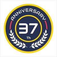 anniversario emblema vettore logo numeri 1 per 100 con freddo riso risaia vettore elementi