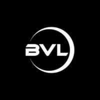 bvl lettera logo design nel illustrazione. vettore logo, calligrafia disegni per logo, manifesto, invito, eccetera.