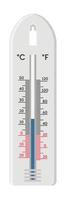 termometro per aria clima misurazione vettore