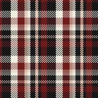 tartan o plaid Halloween colore modello. vettore