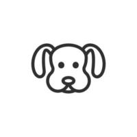 cane icona, isolato cane cartello icona, vettore illustrazione
