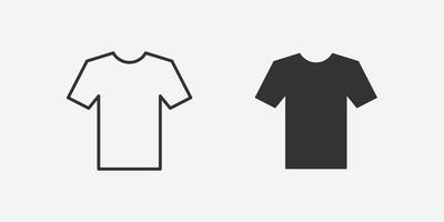 illustrazione vettoriale di tshirt icona simbolo