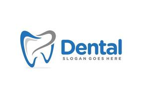 dentale, odontoiatria, dente logo design vettore