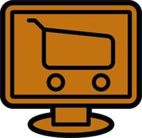 e-commerce vettore icona design