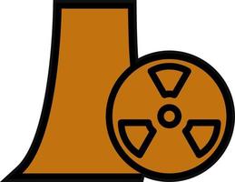 nucleare vettore icona design