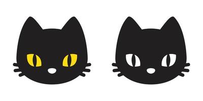 gatto vettore logo icona gatto razza gattino testa viso illustrazione personaggio scarabocchio cartone animato