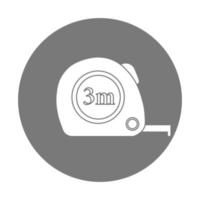 semplice illustrazione dell'icona di costruzione della roulette per il web design vettore