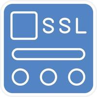 ssl file vettore icona design