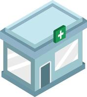 illustrazione vettoriale della farmacia su uno sfondo. simboli di qualità premium. icone vettoriali per il concetto e la progettazione grafica.