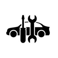 riparazione icona vettore. servizio centro simbolo. fix illustrazione cartello. leggere logo. vettore