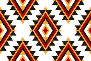 geometrico etnico senza soluzione di continuità modello tradizionale. azteco etnico ornamento Stampa. tribale modello stile. vettore