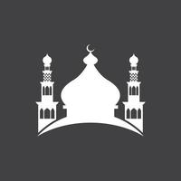 islamico moschea logo design vettore modello illustrazione