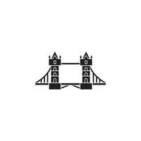 Londra ponte punto di riferimento vettore per icona sito web, ui essenziale, simbolo, presentazione