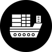 carico nave vettore icona design