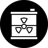 nucleare rifiuto vettore icona design