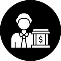 personale bancario vettore icona design