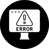 errore vettore icona design